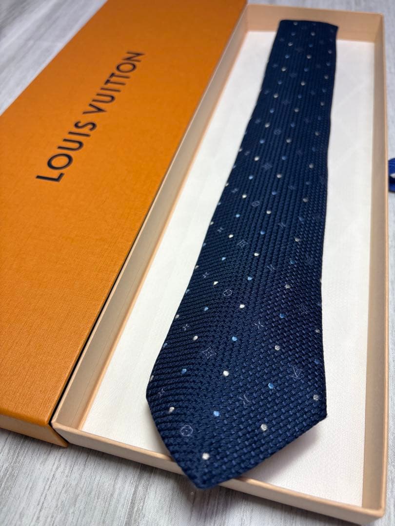 【極美品】 LOUIS VUITTON ルイヴィトン ネクタイ モノグラム 8