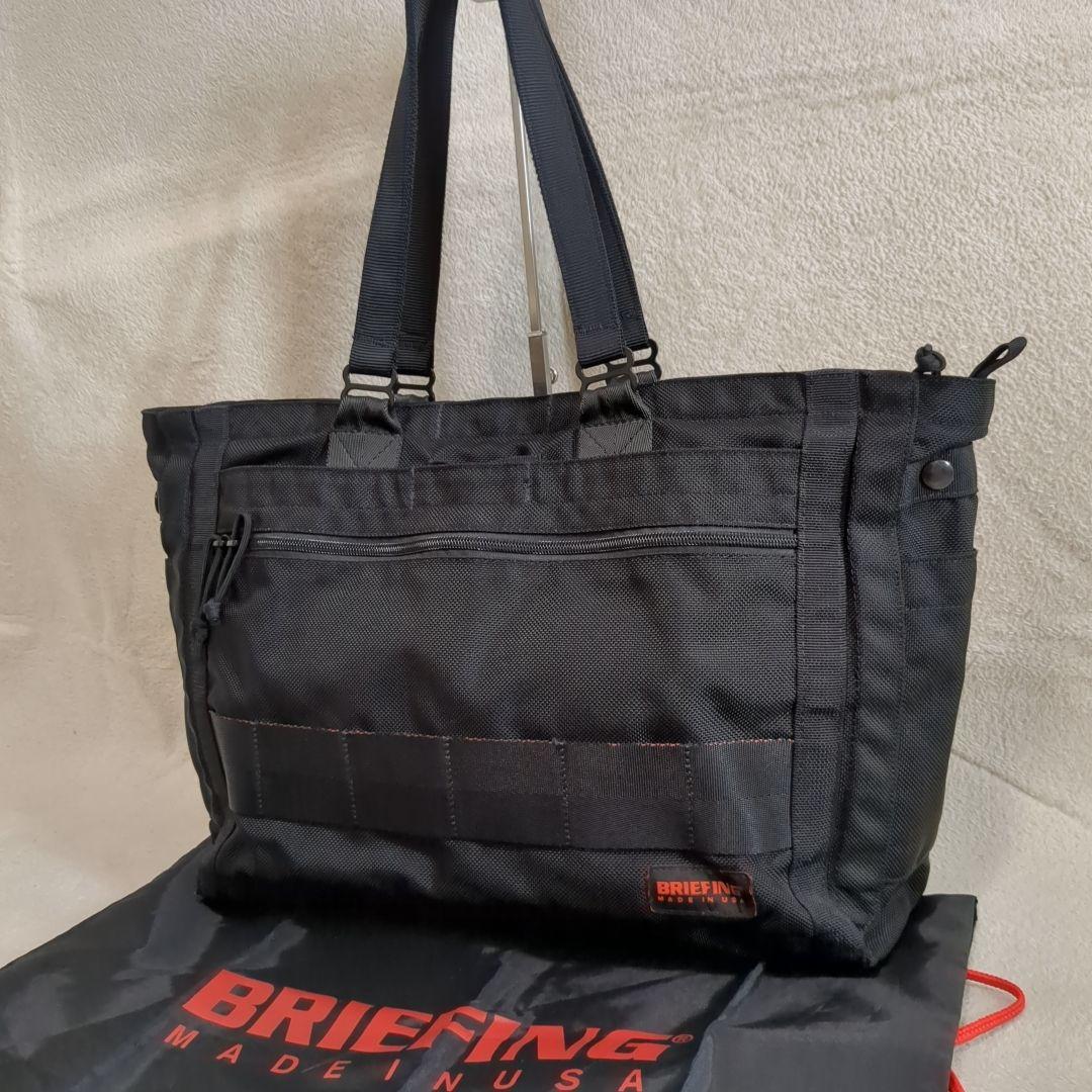 美品 ブリーフィング SQ TOTE ブラック トートバッグ 肩がけ 保存袋付き