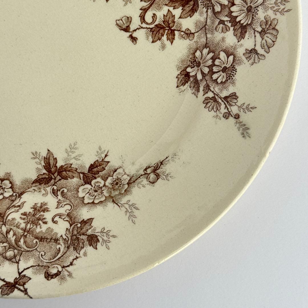 フランスアンティーク　ショワジールロワ　ポンパドール　ディナープレート