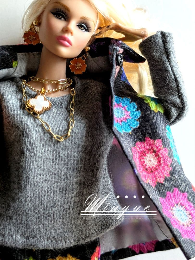 ポピーパーカー 花柄セットアップコーデセット