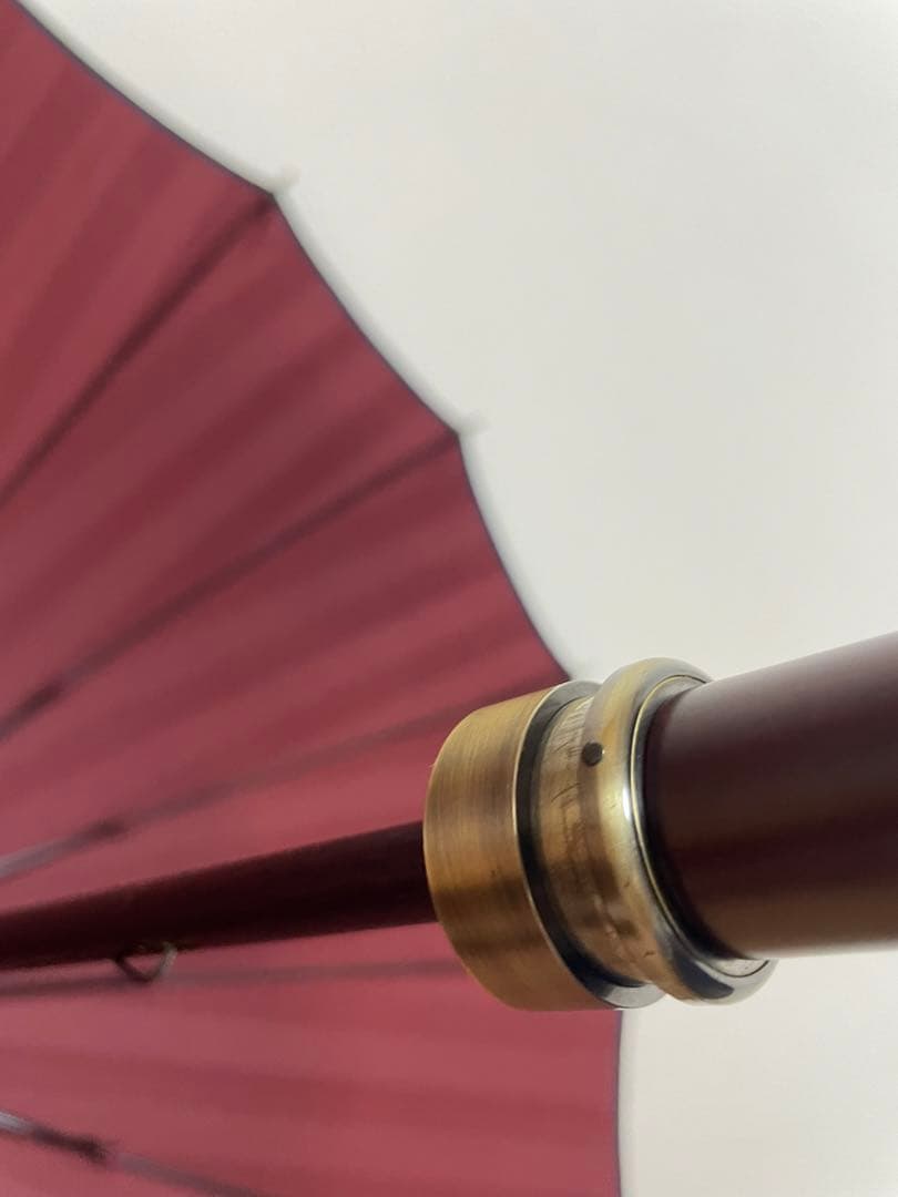 前原光榮商店　トンボ洋傘　【メンズ雨傘】シャドウ-ダークブルー×エンジ