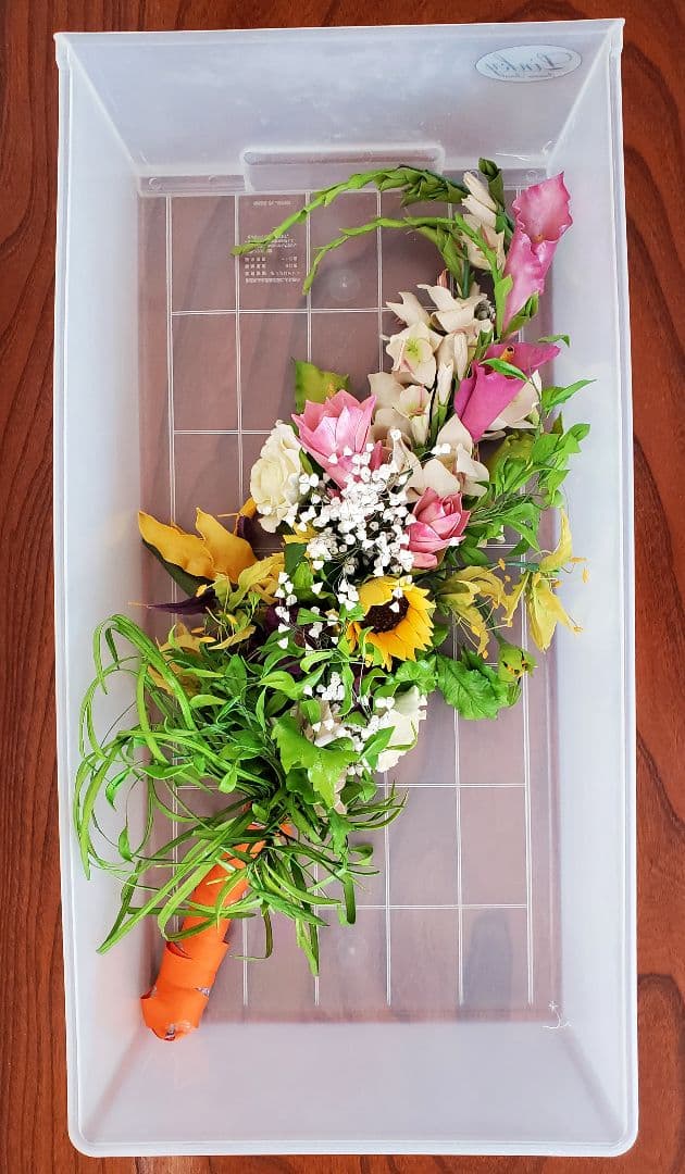 ❤購入時32万円❤作家物パンフラワーモチーフ四季の花束オリジナルデザイン❤超美品