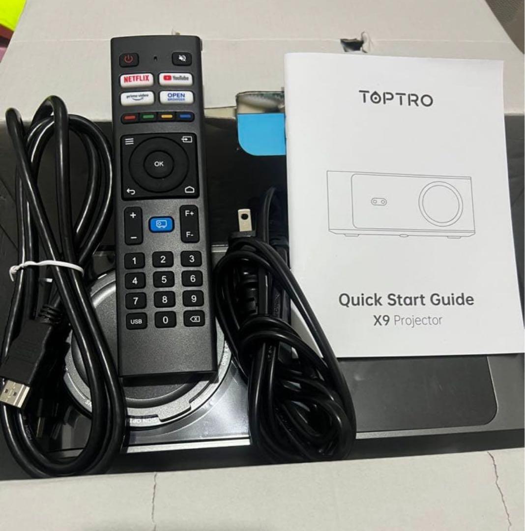 【公式ライセンス製品】TOPTRO X9 プロジェクター