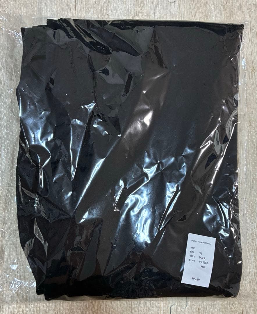 dry touch vneck all-in-one HHOLIC ブラック