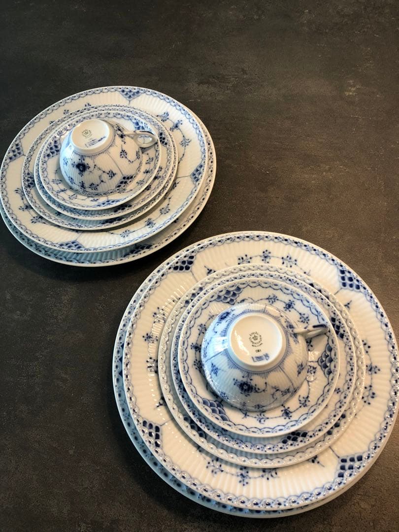 ロイヤルコペンハーゲン　ハーフレース　食器セット