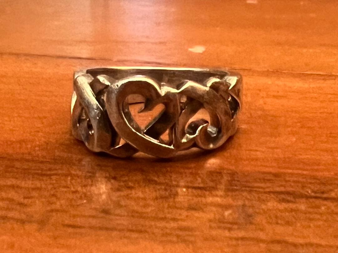 TIFFANY　パロマピカソラビングハートリング　シルバー12号