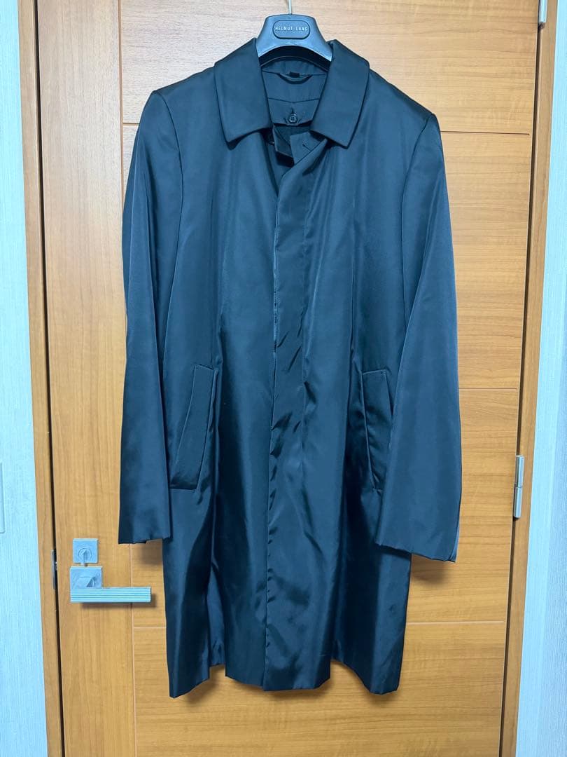 HELMUT LANG ヘルムートラング ブラック ステンカラーコート