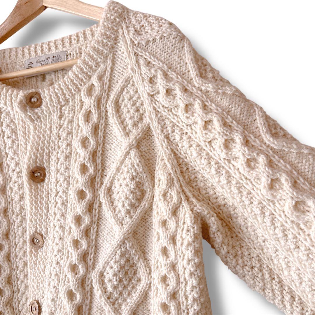 Athena Designs アテナデザイン　ウール　カーディガン　セーター