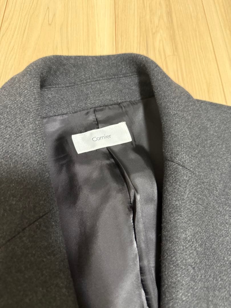 ジ*ン様 Cornier WOOL DOUBLE BREASTED LONG C