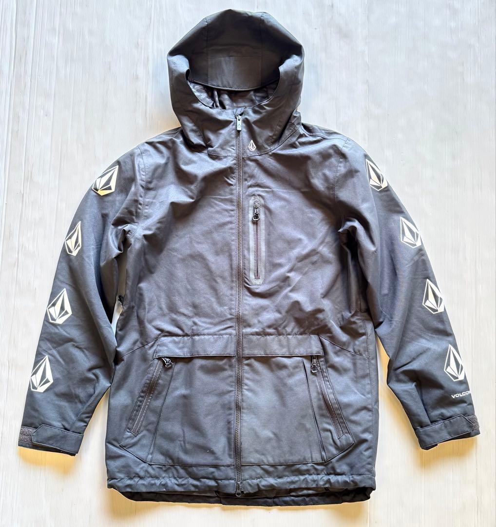 VOLCOM スノーボードウェア マウンテンパーカー 黒 M