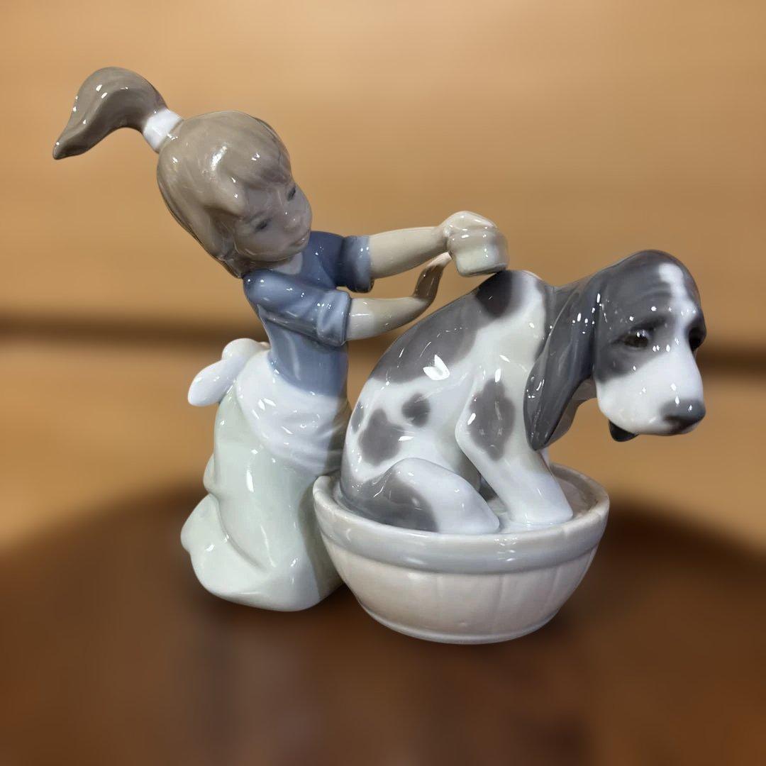 LLADRO リヤドロ きれいにしましょうね フィギュリン