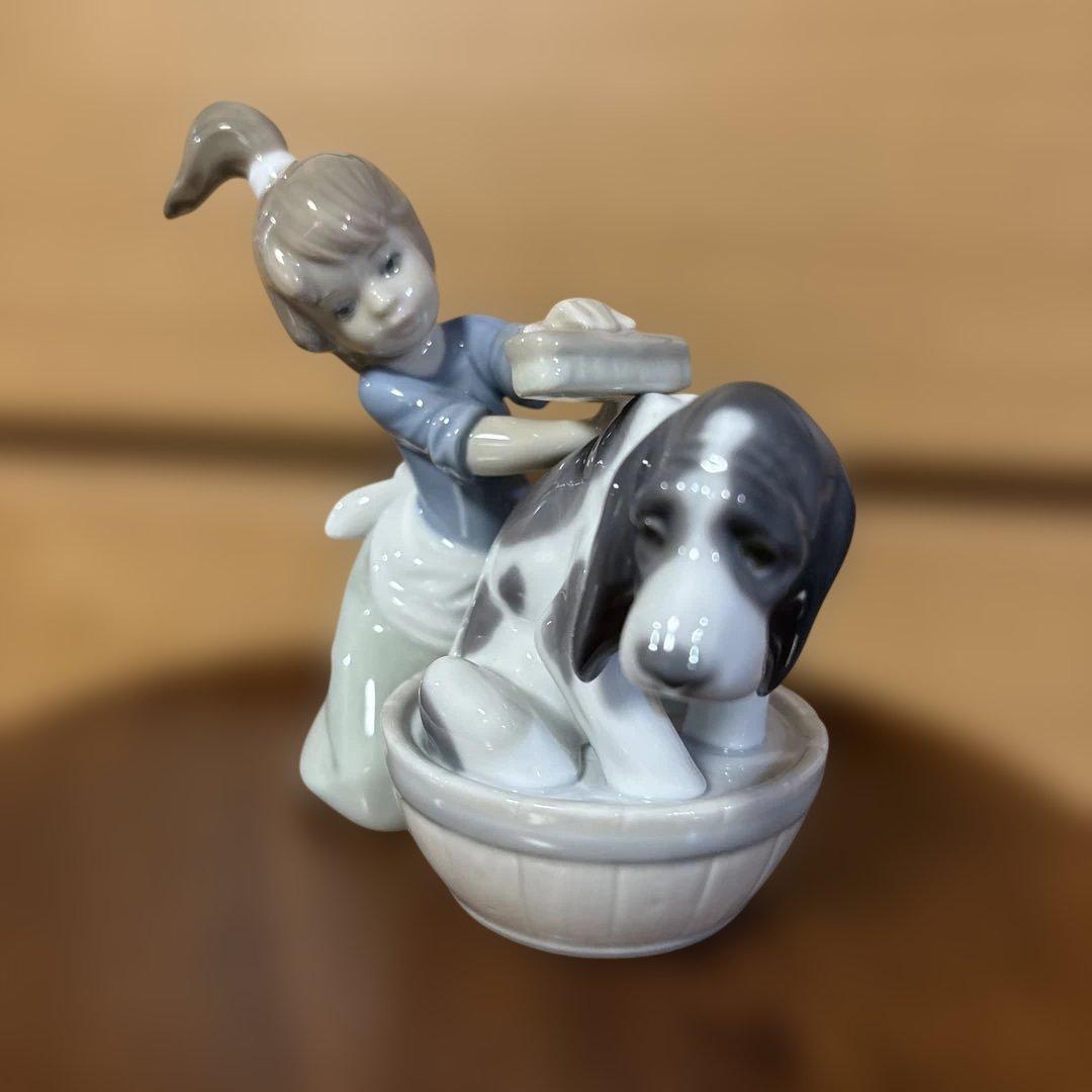 LLADRO リヤドロ きれいにしましょうね フィギュリン