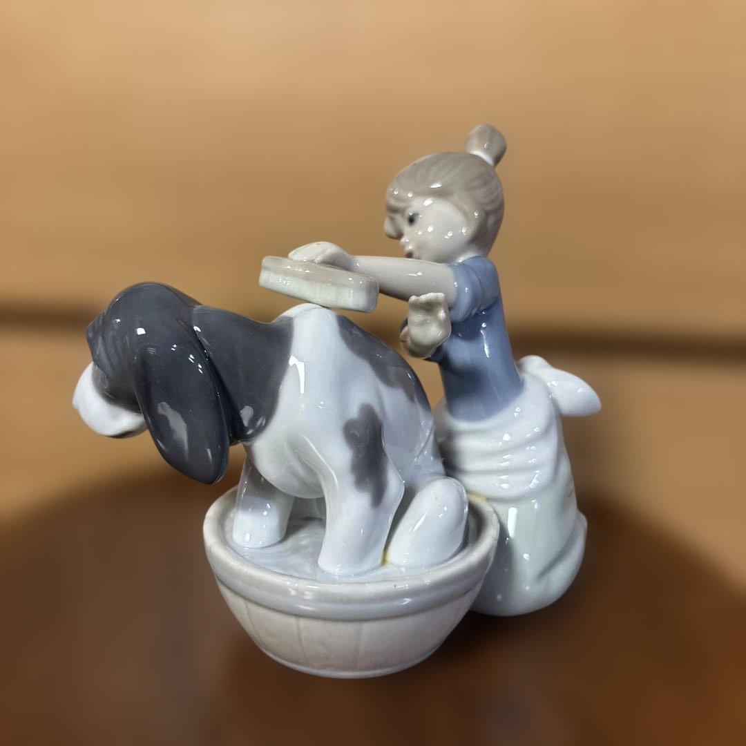 LLADRO リヤドロ きれいにしましょうね フィギュリン