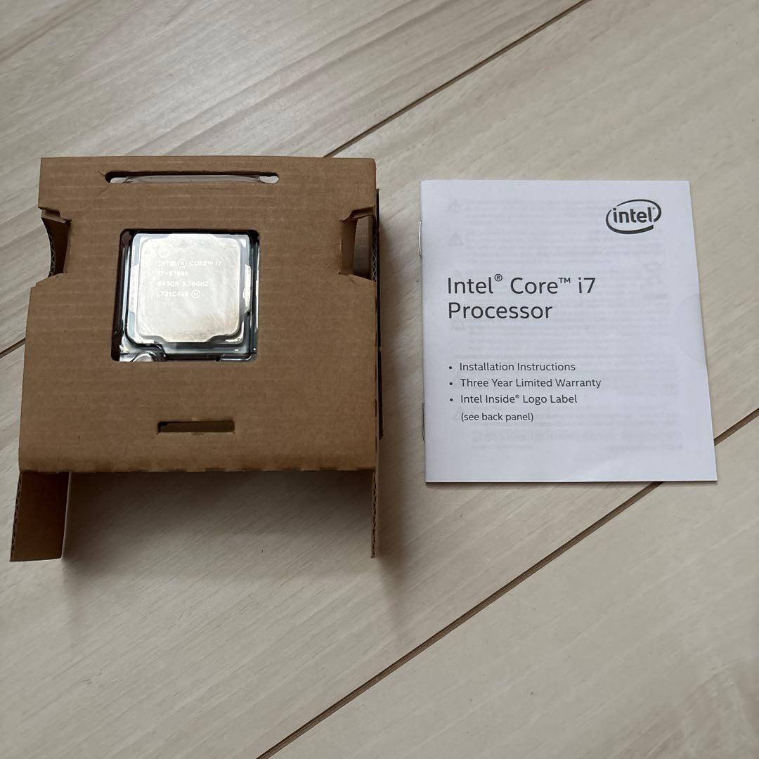 CPU CPU INTEL core i7-8700k