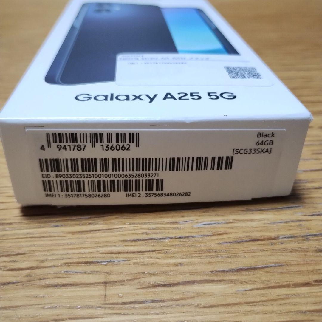 Samsung Galaxy A25 5G 64GB ブラック