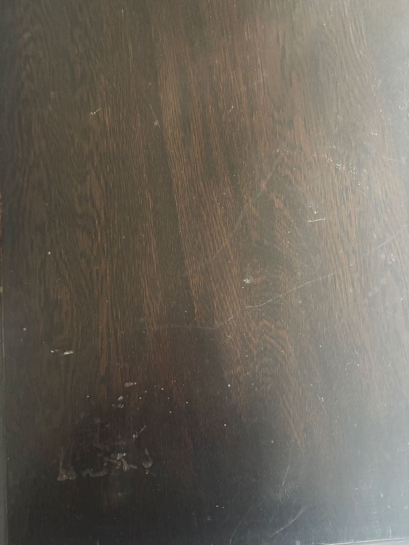 古いローテーブルダークブラウン木製コーヒーサイドテーブルアンティークヴィンテージ