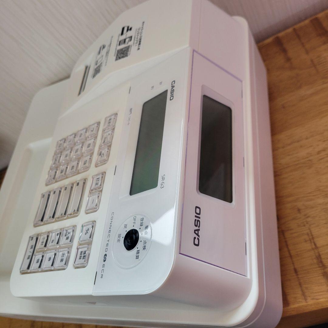 CASIO 電子レジスター SR-G3-EX-WE カシオ　レジ