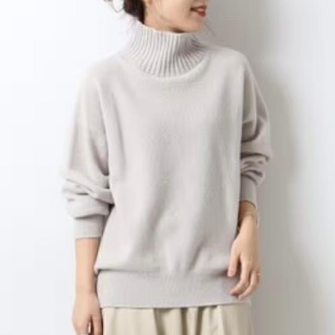 スピック&スパン 2020 定価18700円カシミヤウールハイネックプルオーバー