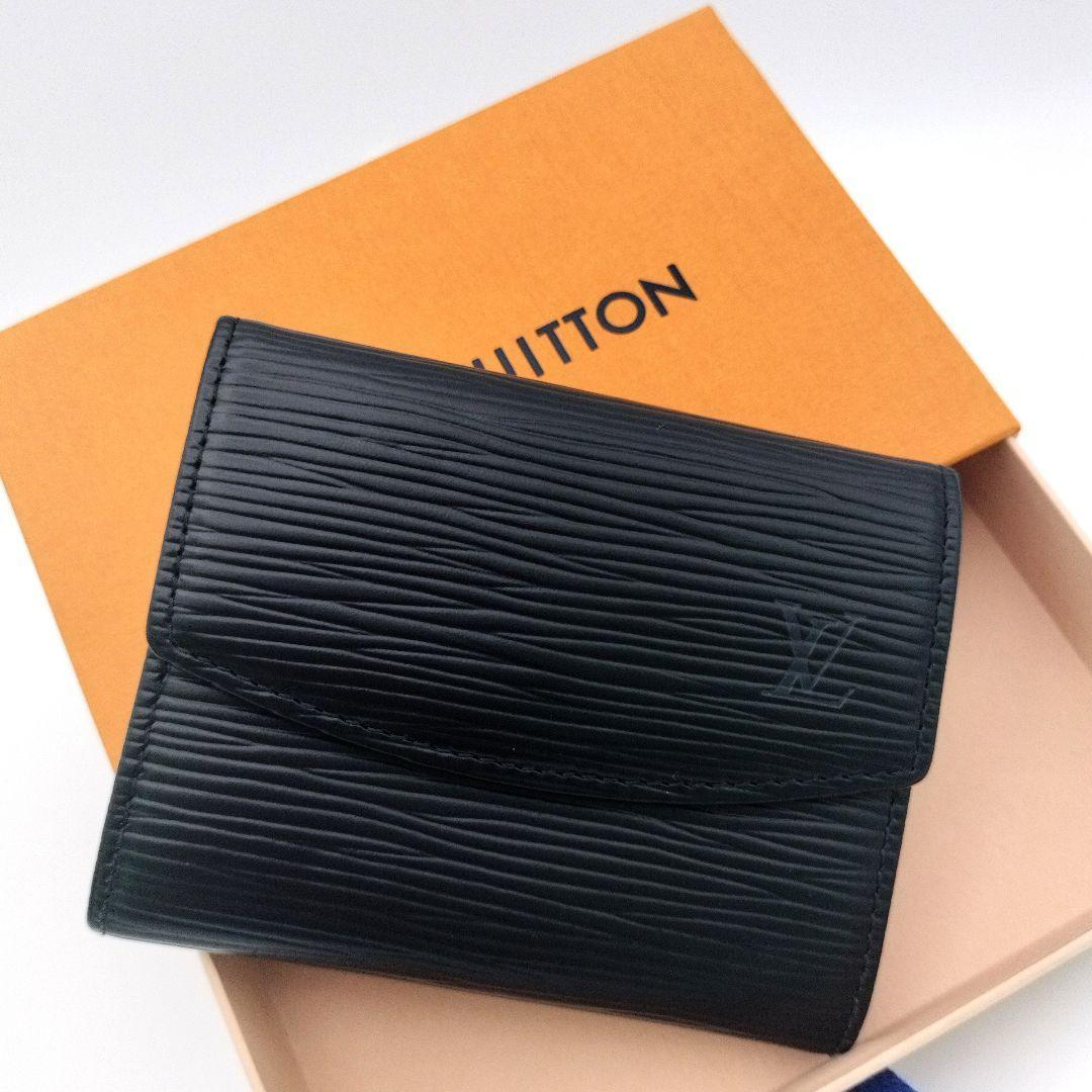 ✨極美品✨ポルトモネサーンプル　エピ　小銭入れ　ケース　黒　ルイヴィトン