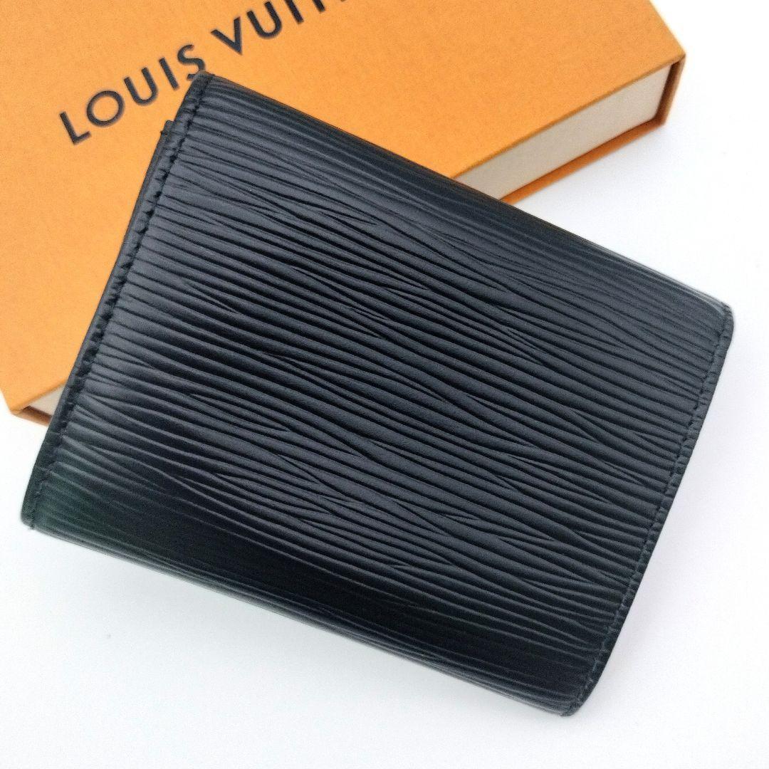 ✨極美品✨ポルトモネサーンプル　エピ　小銭入れ　ケース　黒　ルイヴィトン