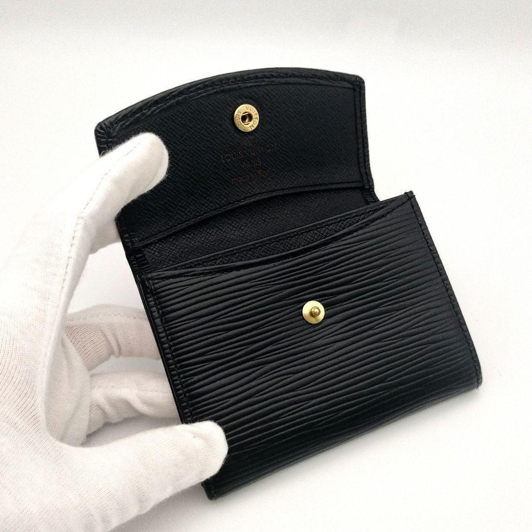 ✨極美品✨ポルトモネサーンプル　エピ　小銭入れ　ケース　黒　ルイヴィトン