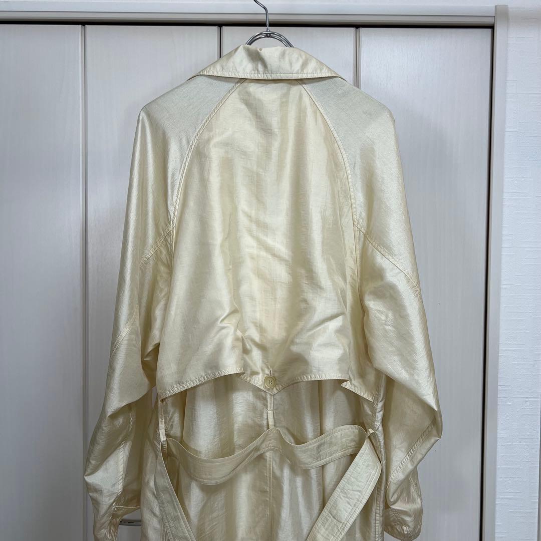 KENZO 90s オーバーサイズ ダブル トレンチコート ナイロン