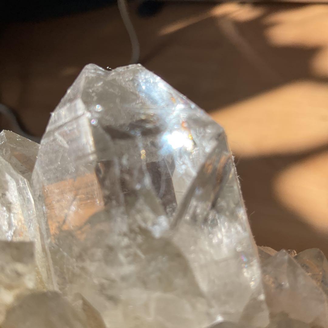 ヒマラヤ マニハール産 水晶 クラスター 浄化セット