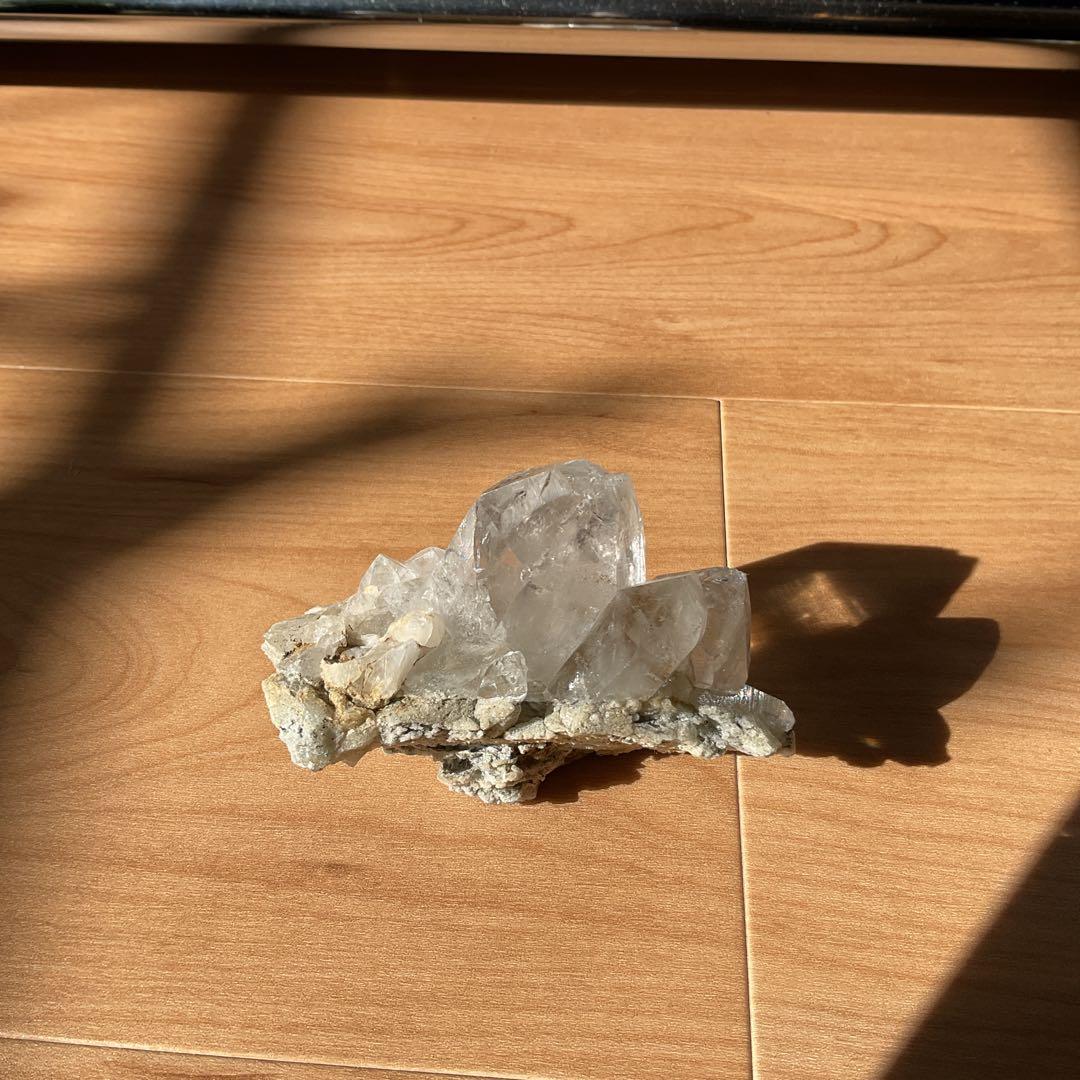 ヒマラヤ マニハール産 水晶 クラスター 浄化セット