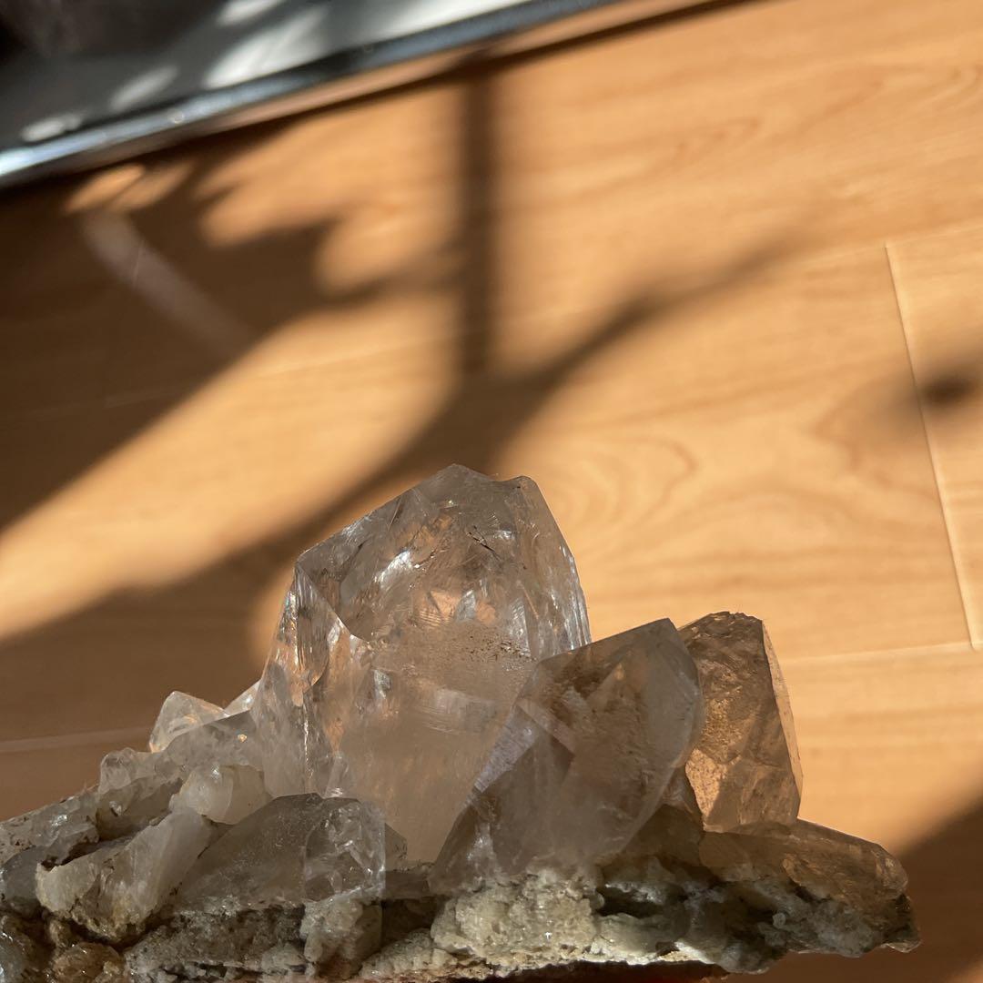 ヒマラヤ マニハール産 水晶 クラスター 浄化セット