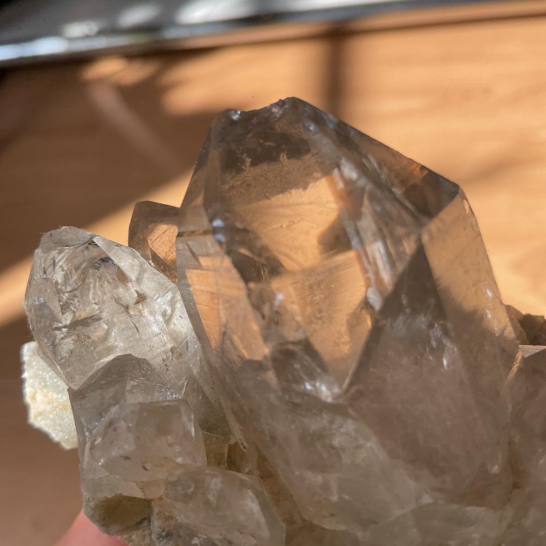 ヒマラヤ マニハール産 水晶 クラスター 浄化セット