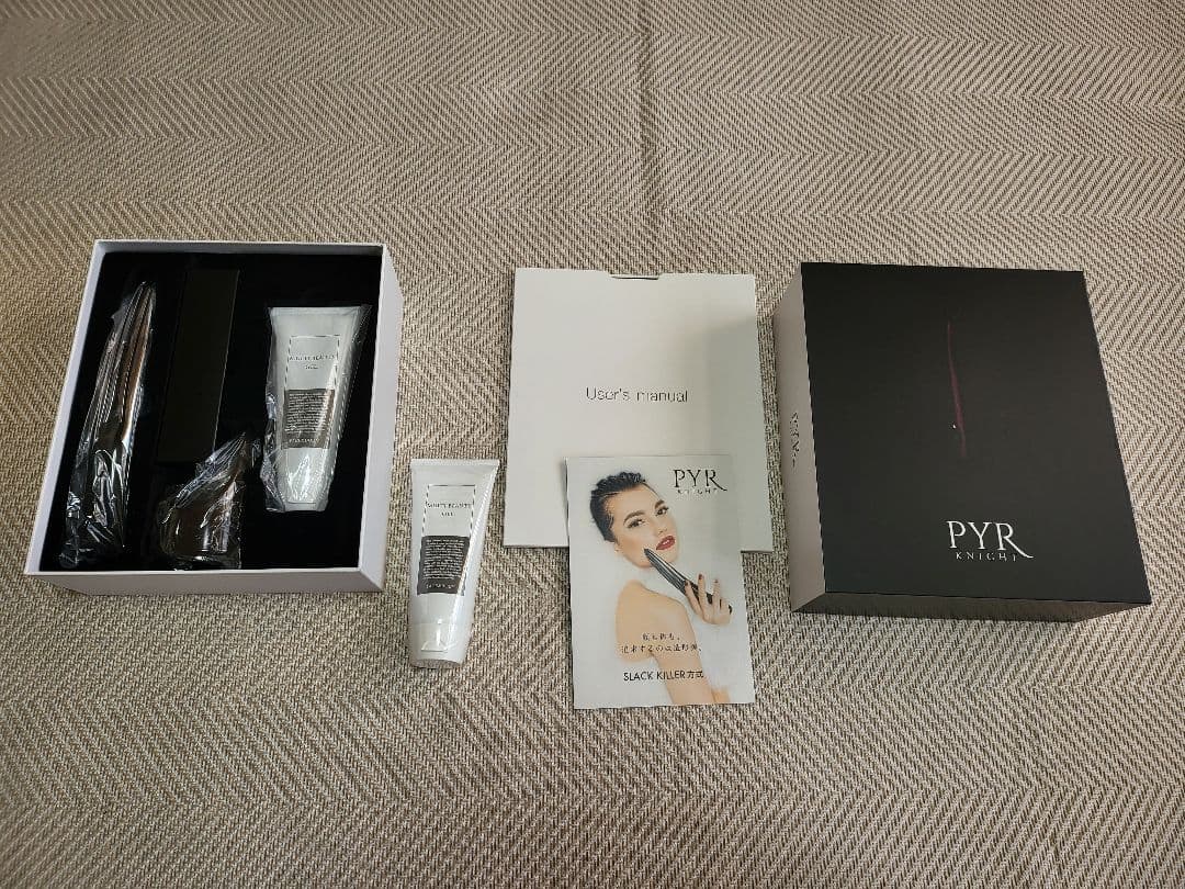 【新品・未使用品】PYR KNIGHT 美顔器　専用クリーム１本追加