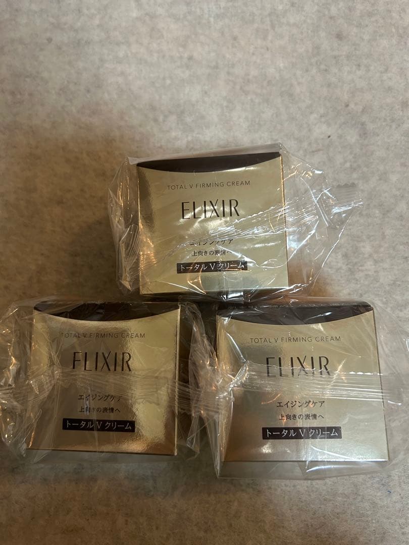 ELIXIR エリクシール トータルV ファーミングクリーム 50g 3個
