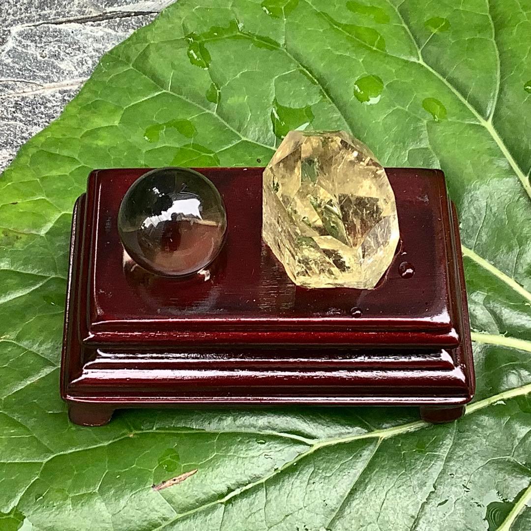 ✳世界に類無し‼️ 天川村レモン水晶*安心の外部鑑定書付　非加熱処理の無垢状態‼️