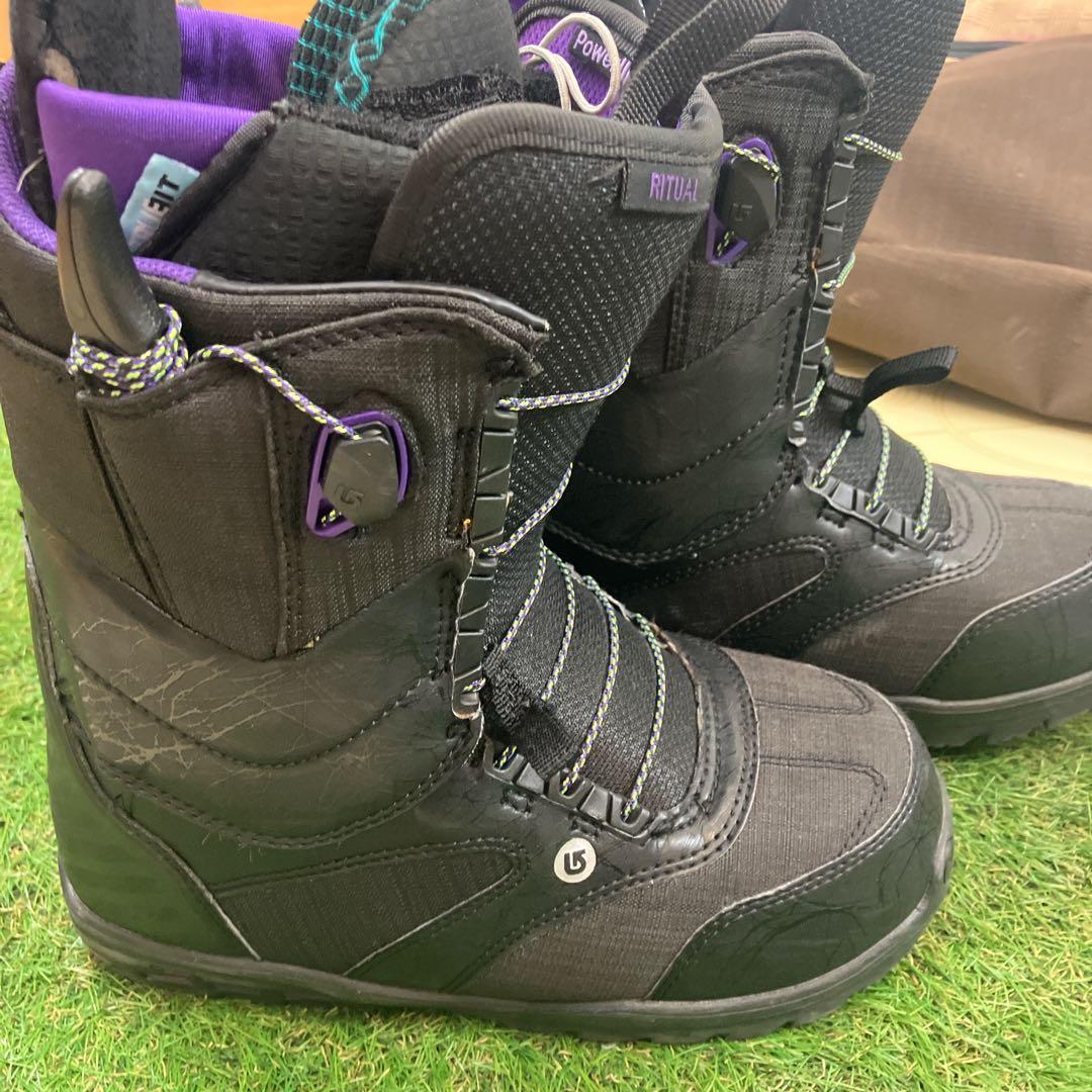 HEAD スノーボード セットkissmark バートン　23.5㎝　レディース