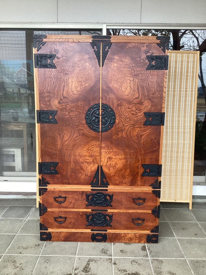[s] 時代箪笥　民芸箪笥　装飾金具　和箪笥　洋箪笥　仙台箪笥
