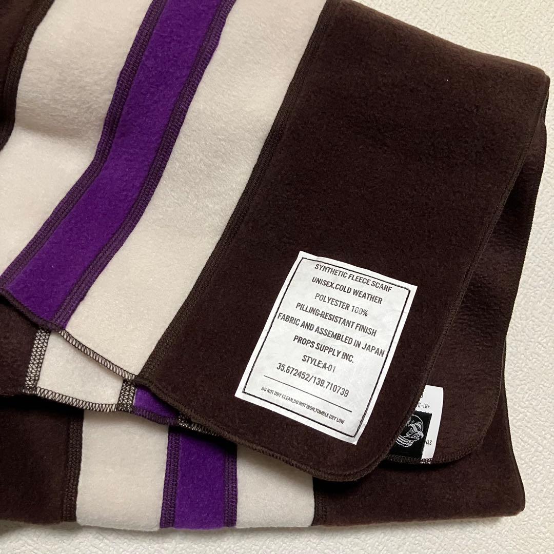 新品Props Store Fleece Striped Muffler