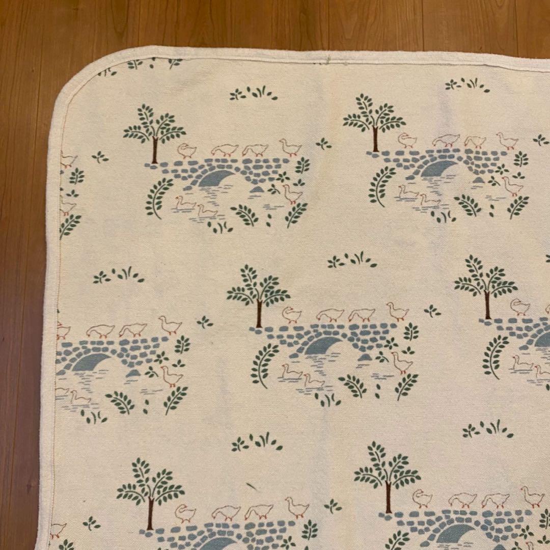 スペイン製 MORA ™︎ ヴィンテージ リバーシ ブルラグカントリー柄