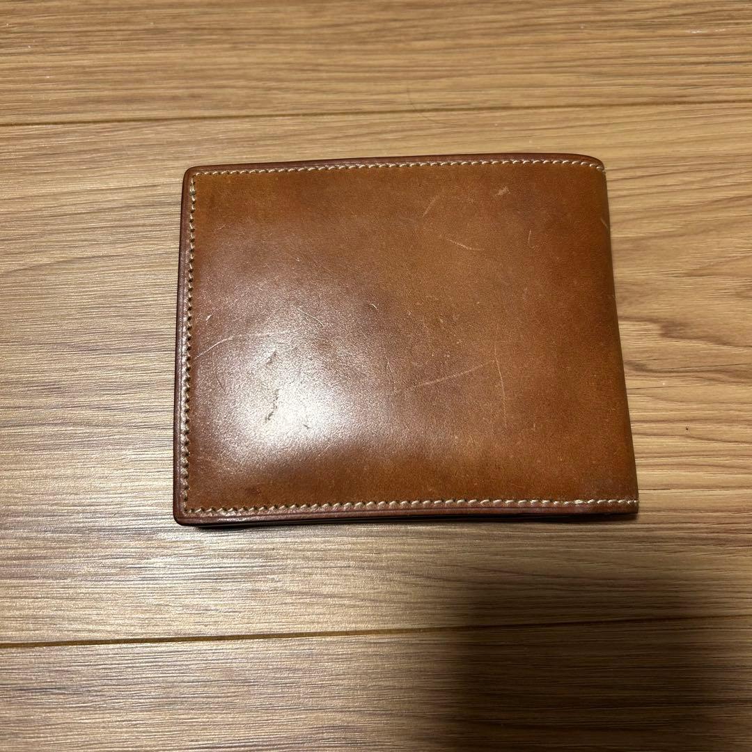 K.t.Lewiston 二つ折り財布　シェルコードバン　ナチュラル