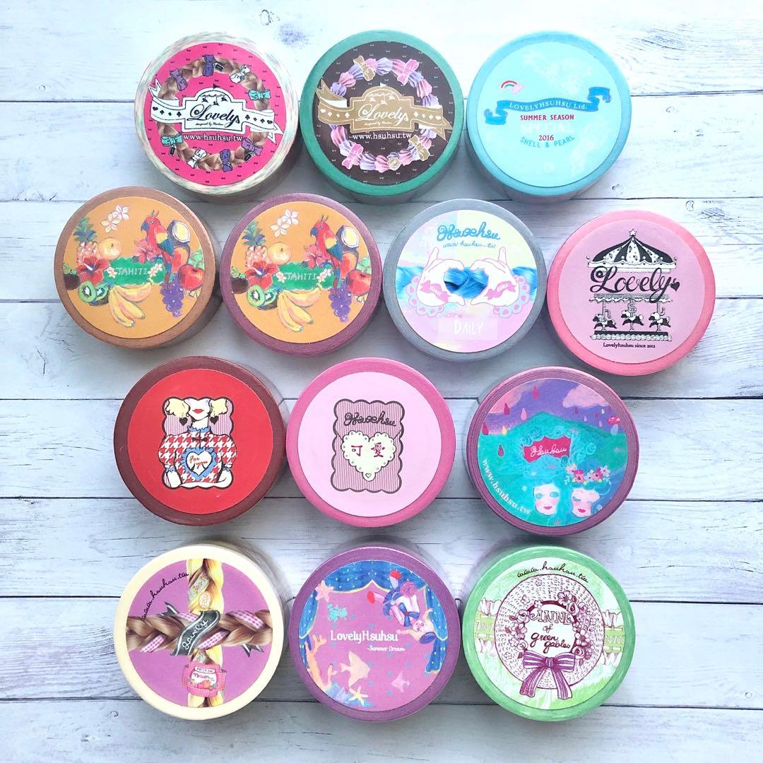 海外作家マスキングテープ36巻セット　OnlyTwo 閣樓日　Lovely徐徐