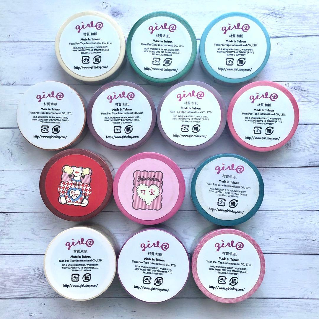 海外作家マスキングテープ36巻セット　OnlyTwo 閣樓日　Lovely徐徐