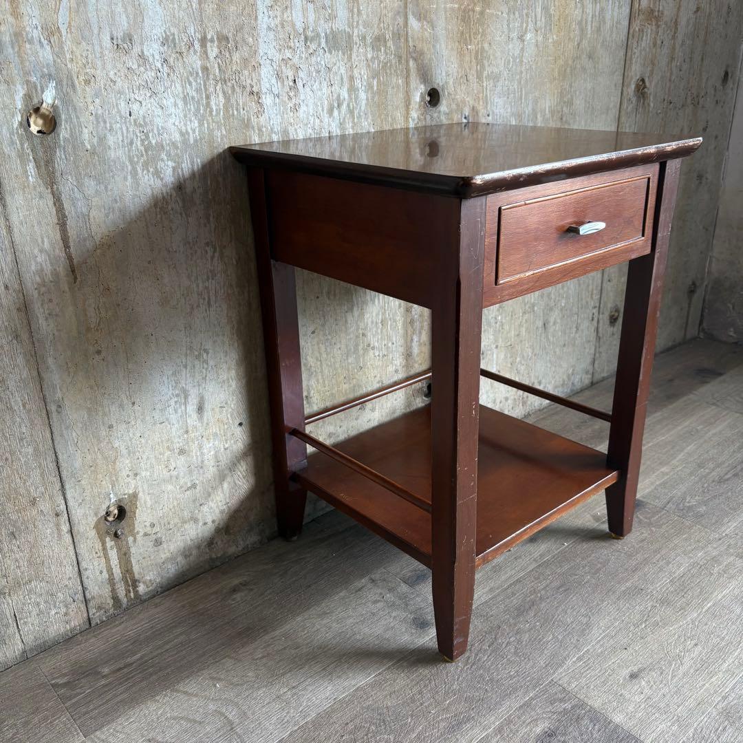 アメリカヴィンテージ US 米軍放出品　ナイトテーブル　サイドテーブル