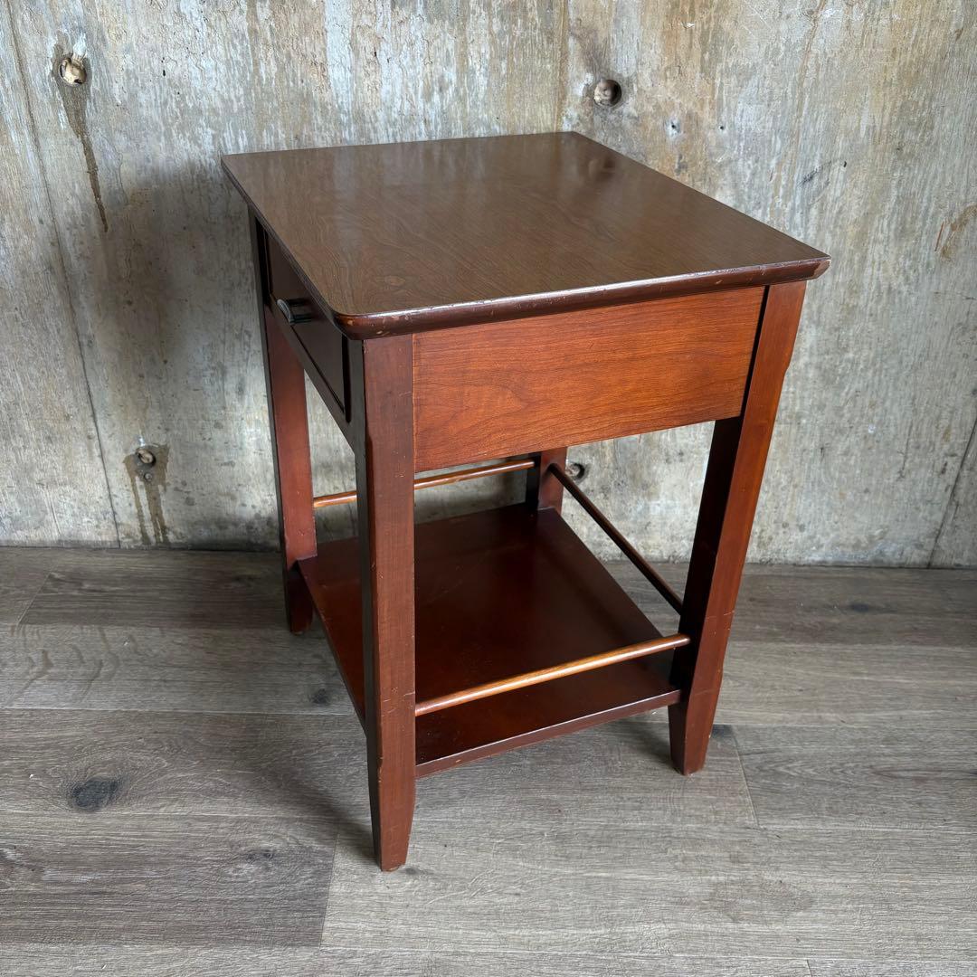 アメリカヴィンテージ US 米軍放出品　ナイトテーブル　サイドテーブル