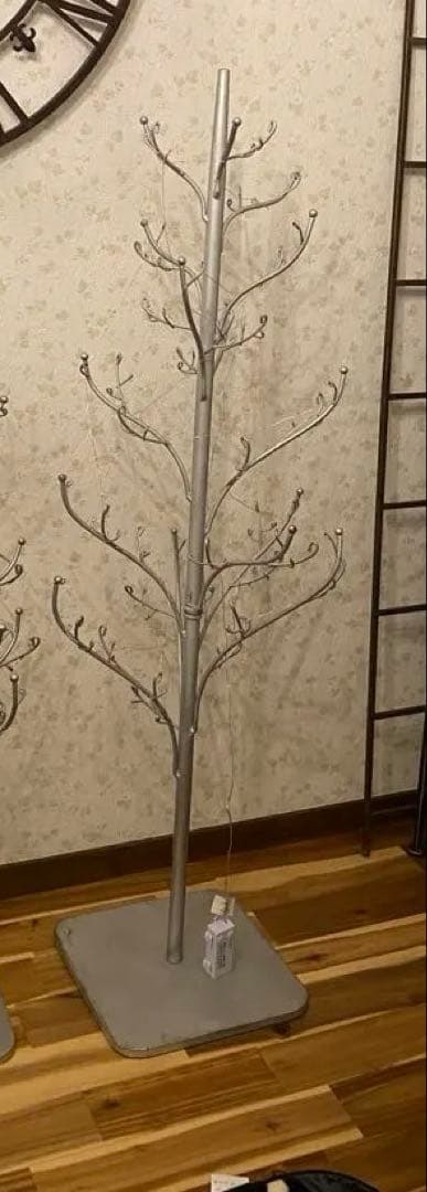 約128cmシルバー ⭐︎アイアンツリー型ディスプレイスタンド