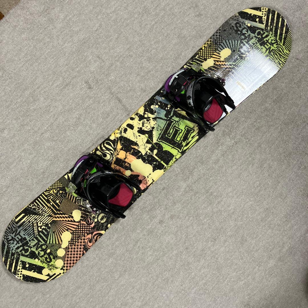 初心者必見！キッズスノーボード4点セット！ビィンディング、ブーツ、ケース付き