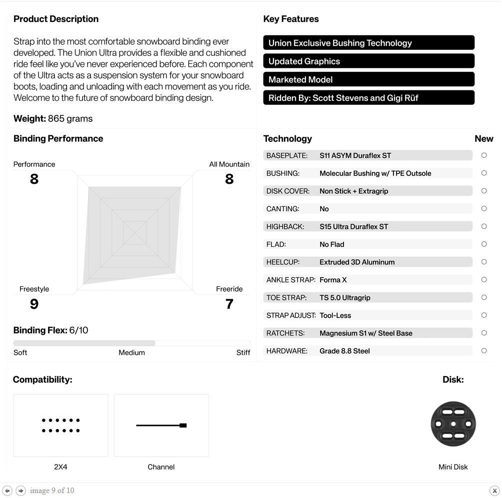 UNION ULTRA Mサイズ 24-25