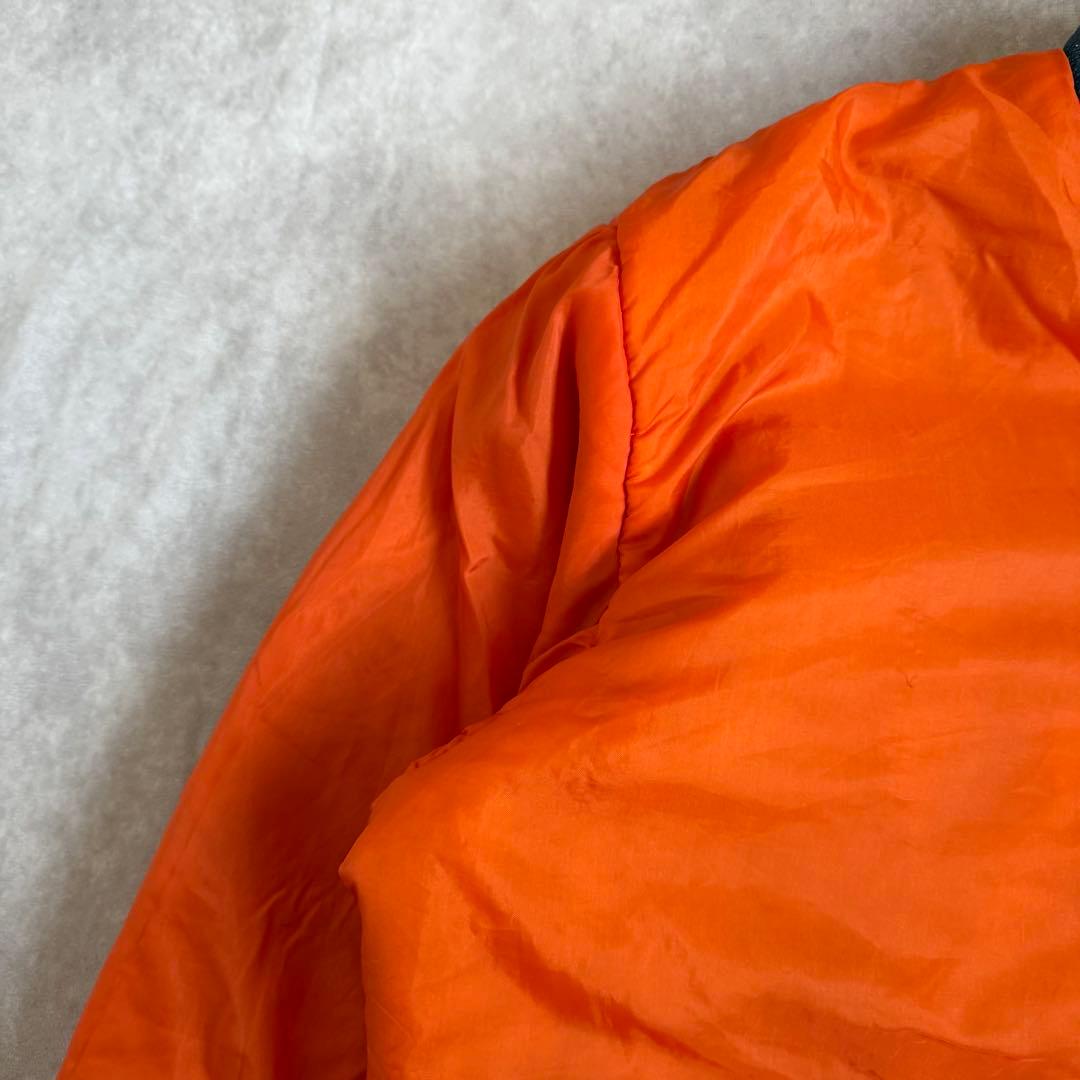 90s アルファ フライトジャケット ネイビー リバーシブル XL