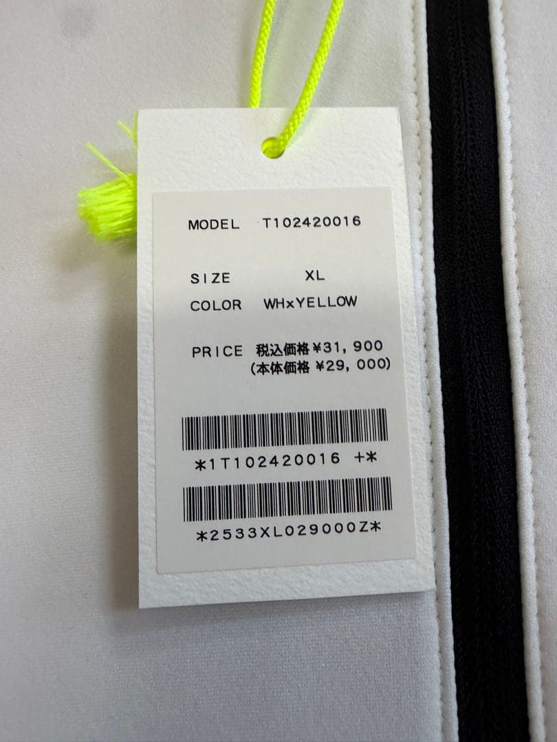 新品正規品【TFW49/XL】ハーフジップ長袖カットソー長袖シャツ