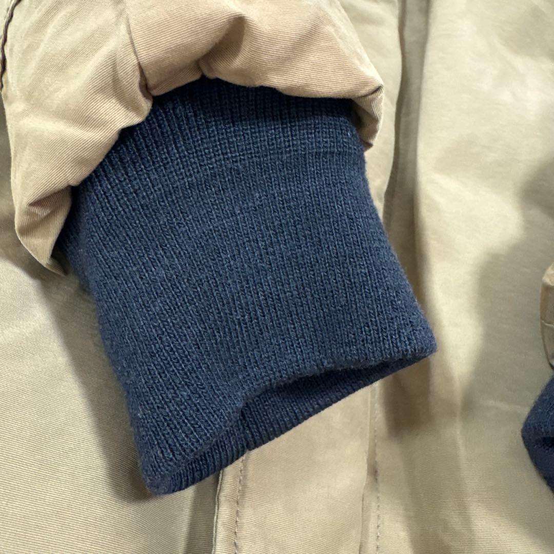 ダントン　ダウンジャケット　青ロゴ　フード　ラクーンファー付き　36