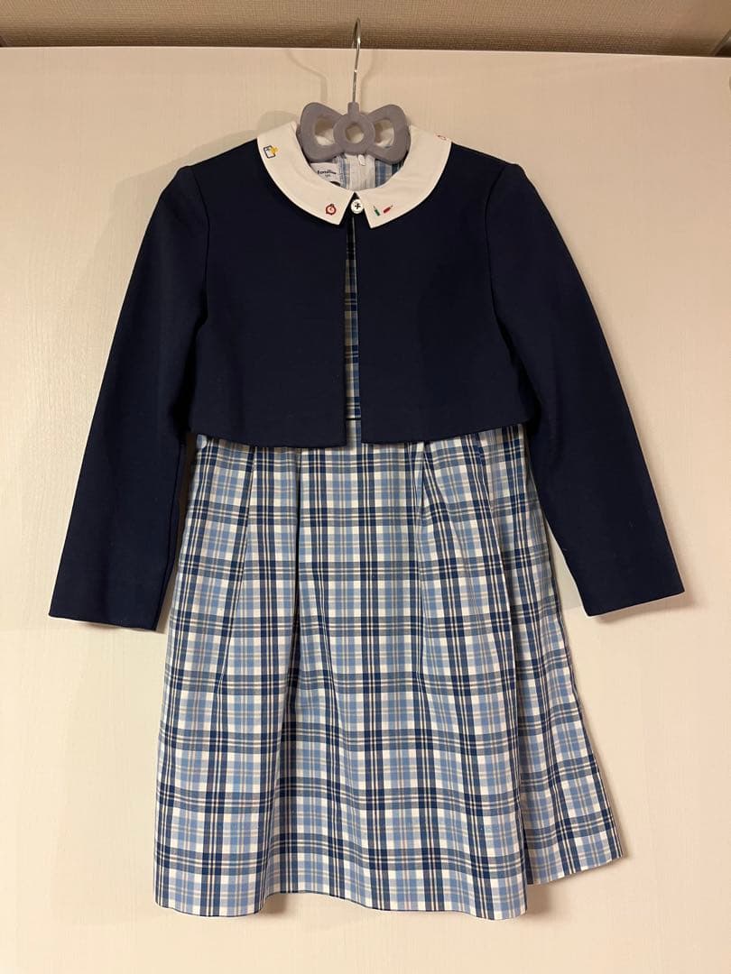 お値下げ【卒入学式】familiarのワンピース