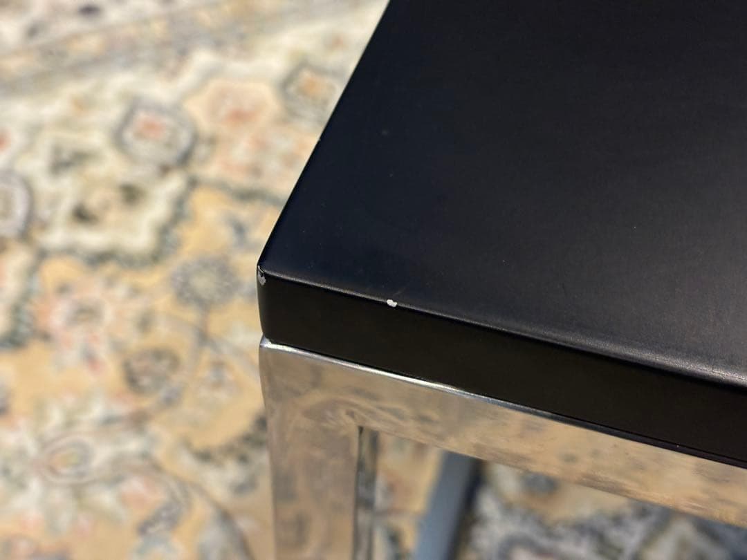 ローテーブル センターテーブル フラットローテーブル ブラック モダン SG